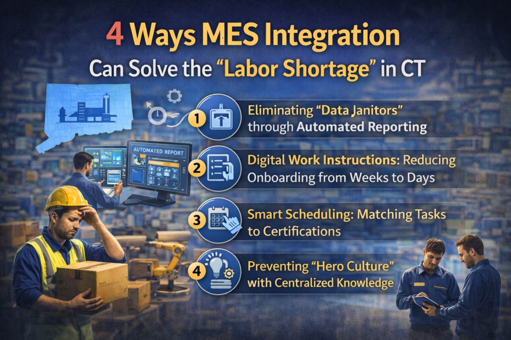 4 Ways MES Integration Can Solve the "Labor Shortage" in CT