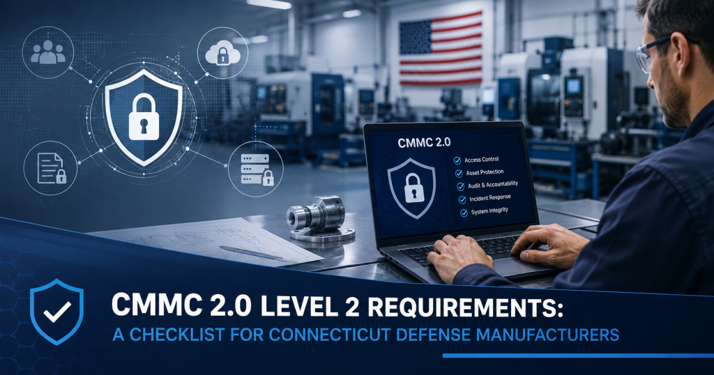 CMMC 2.0 Level 2 Requirements: A Checklist for Connecticut Defense Manufacturers