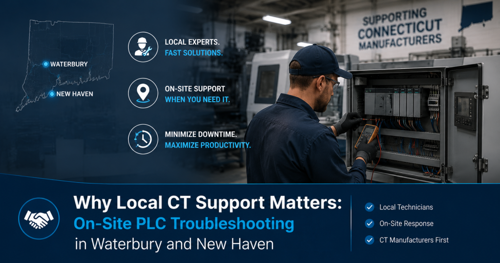 Why Local CT Support Matters: On-Site PLC Troubleshooting in Waterbury and New Haven