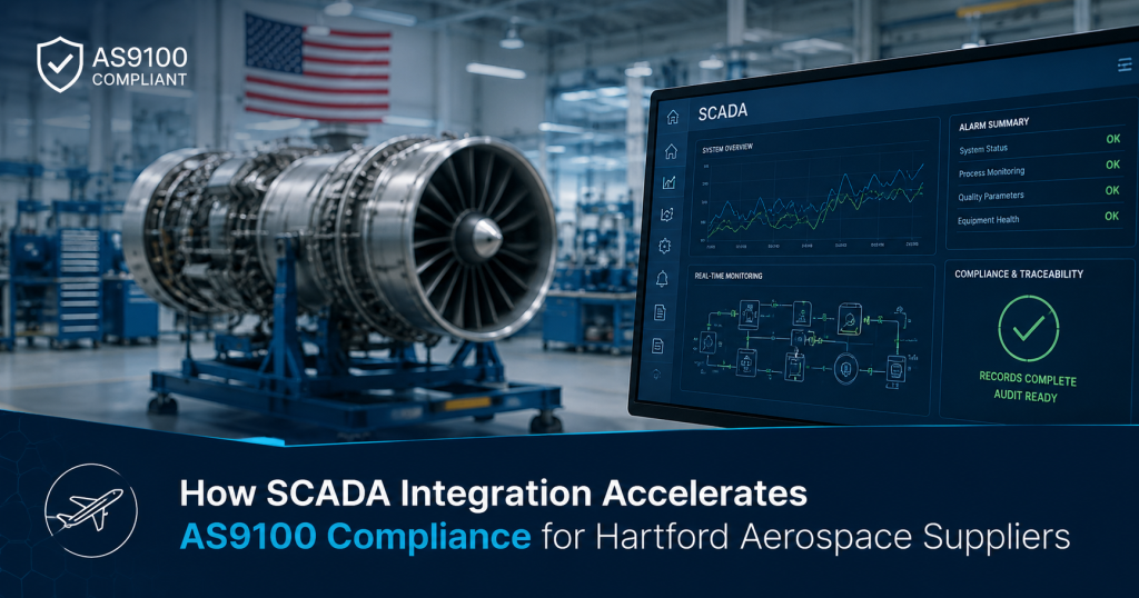 How SCADA Integration Accelerates AS9100 Compliance for Hartford Aerospace Suppliers